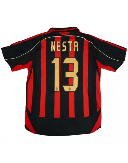 NESTA #13 Retro AC Milan Home Jersey 2006/07