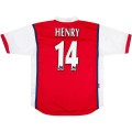 HENRY #14 Arsenal Retro Jersey Home 1998/99