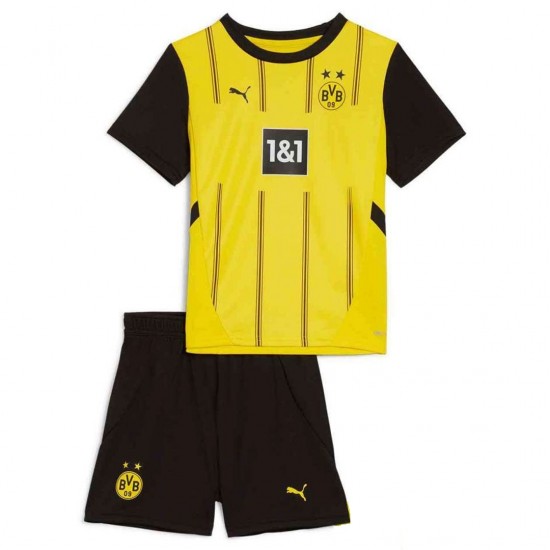 Kids Borussia Dortmund Home Kit Jersey+Short 2024/25 - [Super Replica]