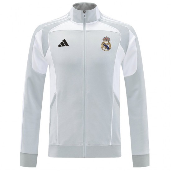 Real Madrid Anthem Jacket 07 Gray 2025/26