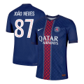 JOÃO NEVES #87 PSG Home Match Jersey Player Version 2025/26