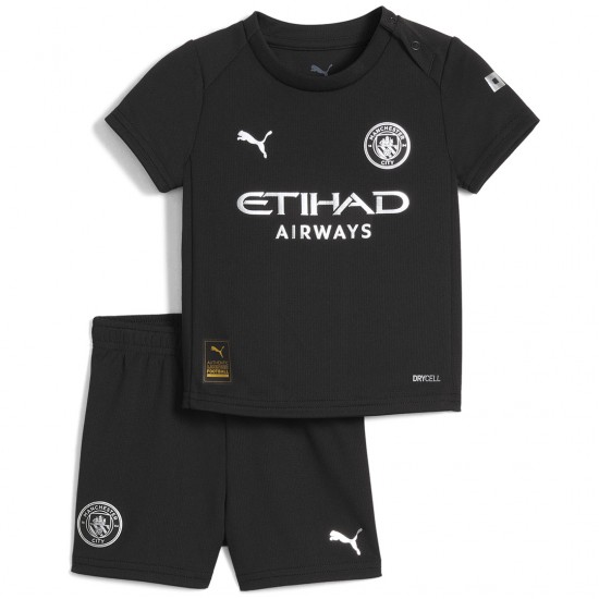 Kids Manchester City Away Jersey Kit 2025/26