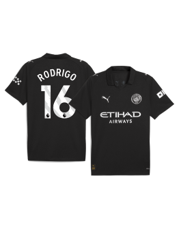 RODRIGO #16 Manchester City Away Jersey 2025/26