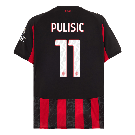 PULISIC #11 AC Milan Home Jersey 2025/26 - [Super Replica]
