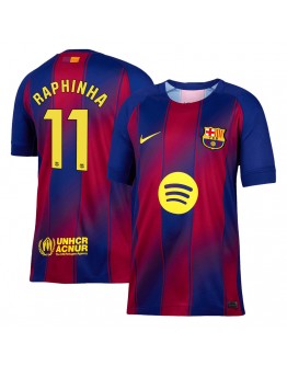 RAPHINHA #11 Barcelona Home Jersey 2025/26