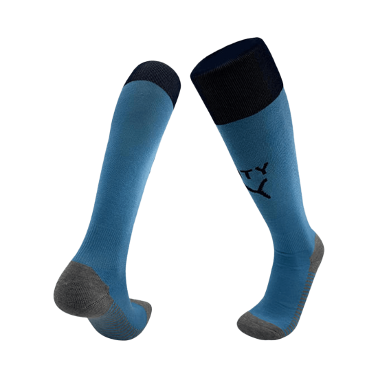 Manchester City Home Soccer Socks - Blue 2025/26