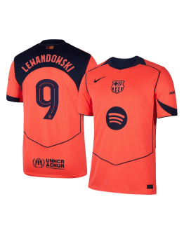 LEWANDOWSKI #9 Barcelona Third Away Jersey 2025/26