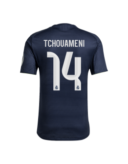 TCHOUAMENI #14 Real Madrid Away Match Jersey Player Version 2025/26