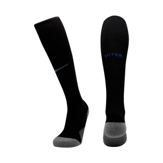 Inter Milan Home Soccer Socks - Black 2025/26