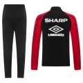 Manchester United Training Tracksuit Kit (Jacket+Pants) 02 Black 2025/26