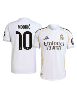 MODRIĆ #10 Real Madrid Home Match Jersey Player Version 2025/26
