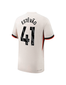 ESTÊVÃO #41 Chelsea Away Match Jersey Player Version 2025/26