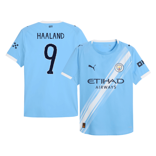 HAALAND #9 Manchester City Home Match Jersey Player Version 2025/26 - Club World Cup
