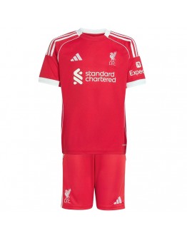 Kids Liverpool Home Jersey Kit 2025/26