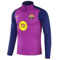 Barcelona 1/4 Zipper Sweat Kit(Top+Pants) Purple 2025/26