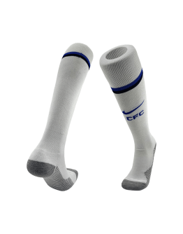 Chelsea Home Soccer Socks - White 2025/26