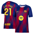F.DE JONG #21 Barcelona Home Jersey 2025/26 - [Super Replica]