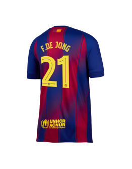 F.DE JONG #21 Barcelona Home Jersey 2025/26 - UCL [Super Replica]