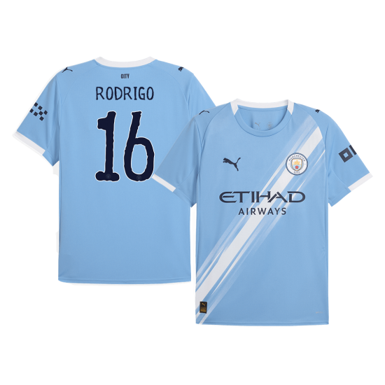 RODRIGO #16 Manchester City Home Jersey 2025/26 - Club World Cup [Super Replica]
