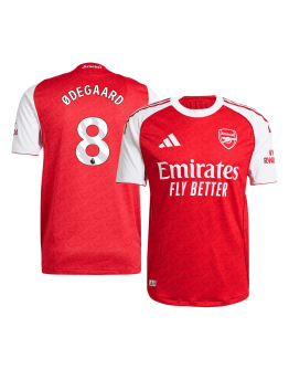 ØDEGAARD #8 Arsenal Home Match Jersey Player Version 2025/26