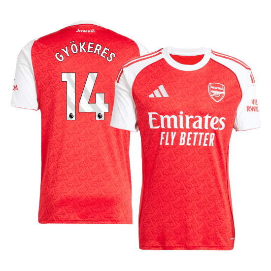 GYÖKERES #14 Arsenal Home Jersey 2025/26 - [Super Replica]