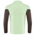 Real Madrid 1/4 Zipper Sweat Kit(Top+Pants) Green 2025/26