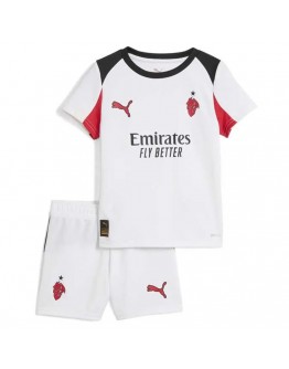 Kids AC Milan Away Jersey Kit 2025/26