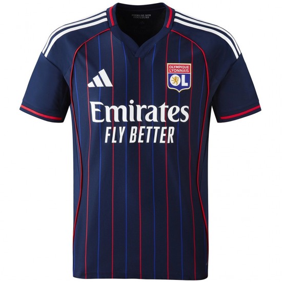 Olympique Lyonnais Away Match Jersey Player Version 2025/26