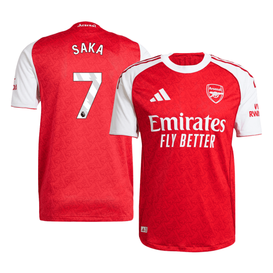 SAKA #7 Arsenal Home Match Jersey Player Version 2025/26