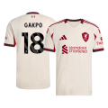 GAKPO #18 Liverpool Away Jersey 2025/26