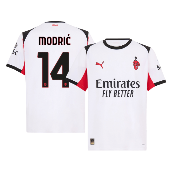 MODRIĆ #14 AC Milan AwayJersey 2025/26
