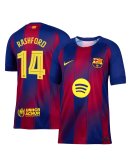 RASHFORD #14 Barcelona Home Jersey 2025/26 - UCL