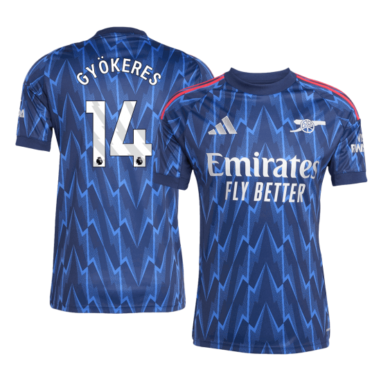 GYÖKERES #14 Arsenal Away Jersey 2025/26