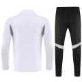 Real Madrid 1/4 Zipper Sweat Kit(Top+Pants) White 2025/26