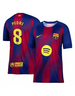 PEDRI #8 Barcelona Home Jersey 2025/26