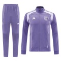 Manchester United Training Tracksuit Kit(Jacket+Pants) Purple 2025/26