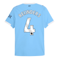 REIJNDERS #4 Manchester City Home Match Jersey Player Version 2025/26