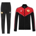 Manchester United Training Tracksuit Kit (Jacket+Pants) 05 Red&amp;Black 2025/26