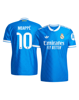 MBAPPÉ #10 Real Madrid Third Away Match Jersey Player Version 2025/26