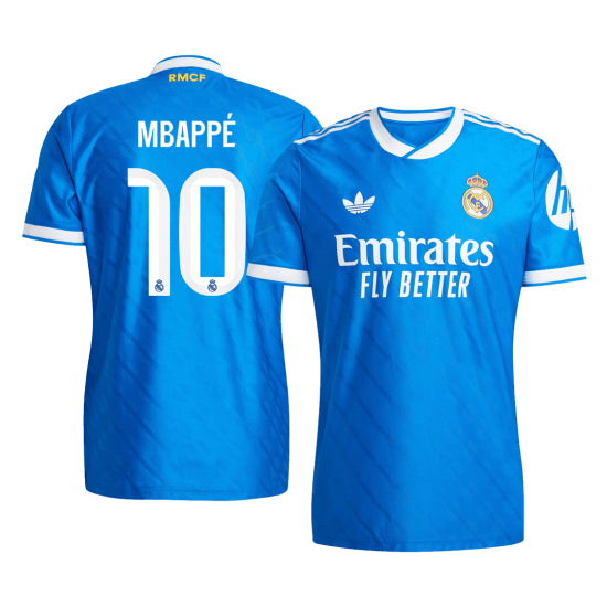 MBAPPÉ #10 Real Madrid Third Away Match Jersey Player Version 2025/26