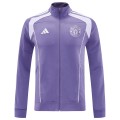 Manchester United Training Tracksuit Kit(Jacket+Pants) Purple 2025/26