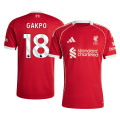 GAKPO #18 Liverpool Home Jersey 2025/26