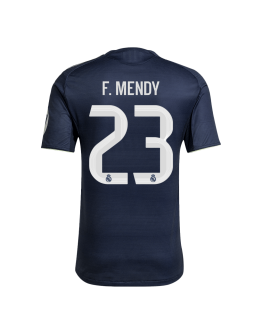 F.MENDY #23 Real Madrid Away Match Jersey Player Version 2025/26