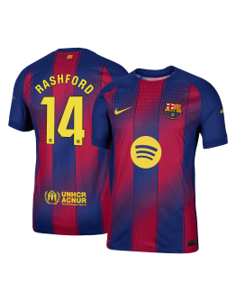 RASHFORD #14 Barcelona Home Match Jersey Player Version 2025/26