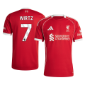 WIRTZ #7 Liverpool Home Jersey 2025/26