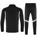 Real Madrid 1/4 Zipper Sweat Kit(Top+Pants) Black 2025/26