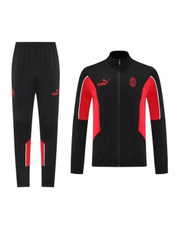 AC Milan Training Tracksuit Kit(Jacket+Pants) Black 2025/26