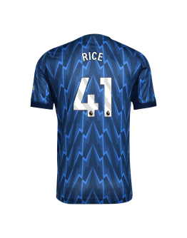 RICE #41 Arsenal Away Match Jersey Player Version 2025/26
