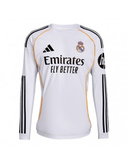 Real Madrid Home Long Sleeve Jersey 2025/26