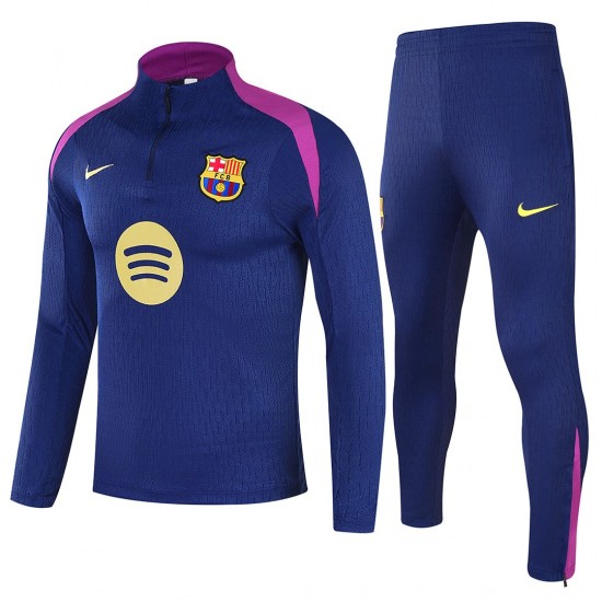 Barcelona 1/4 Zipper Sweat Kit(Top+Pants) Navy 2025/26